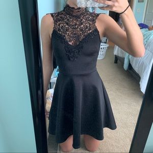 Black formal dress